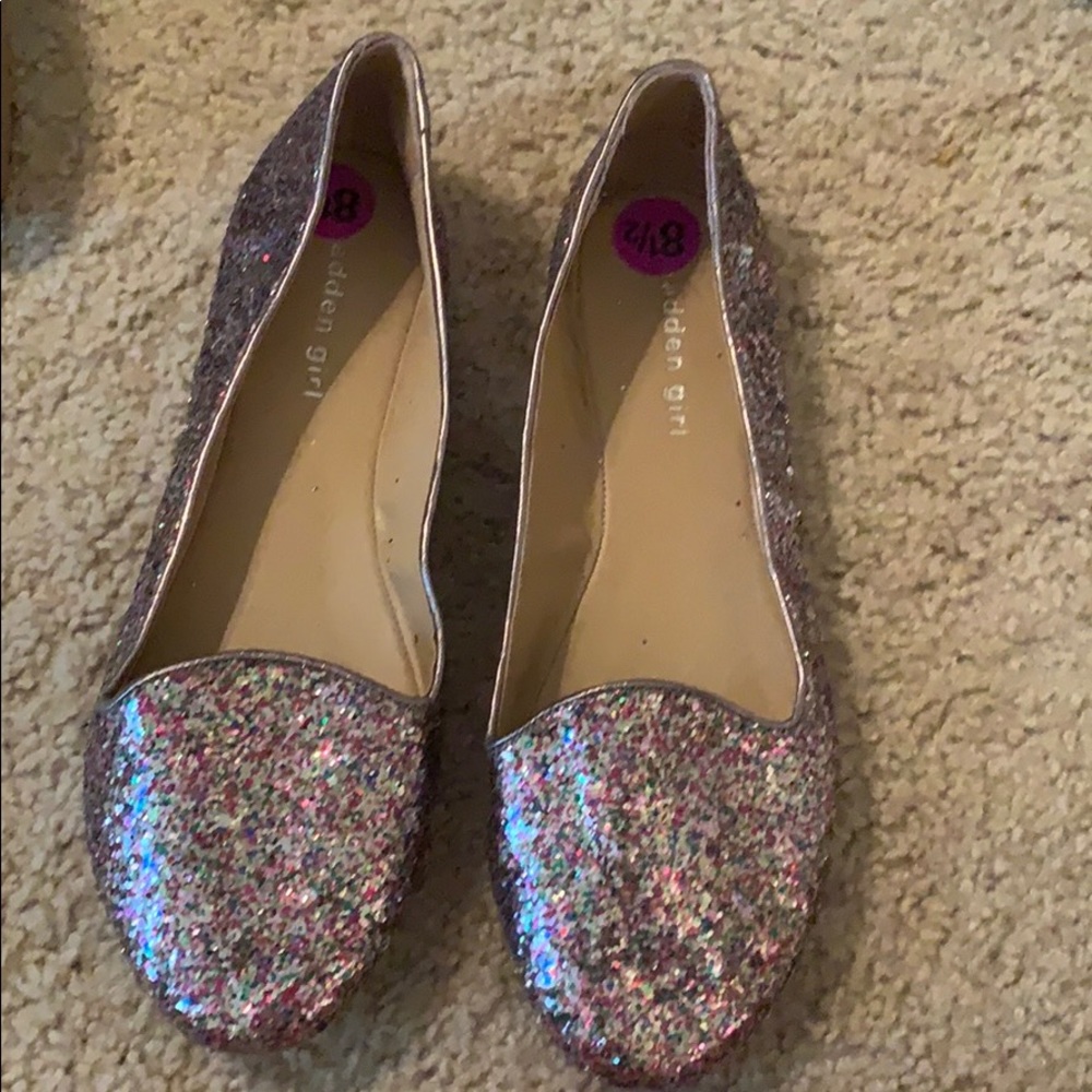 Steve Madden Glitter Flats